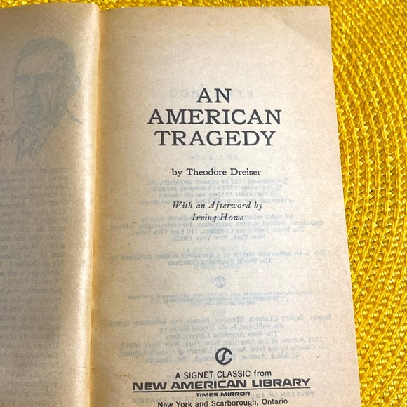 AN AMERICAN TRAGEDY classic Novel by THEODORE DREISER Vintage Paperback … - Picture 5 of 8